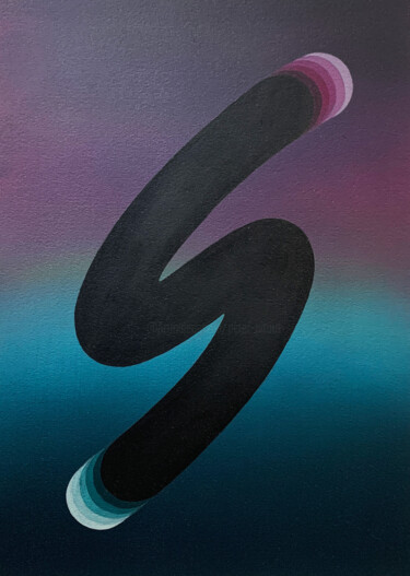 绘画 标题为“Chroma - Swurve” 由Peter Pitout, 原创艺术品, 油
