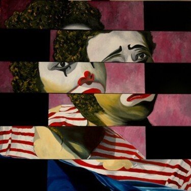 Картина под названием "Mime wizard" - Peter Seminck, Подлинное произведение искусства, Масло