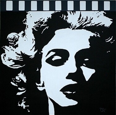 Painting titled "Norma Jeane" by Peter Seminck, Original Artwork, Acrylic