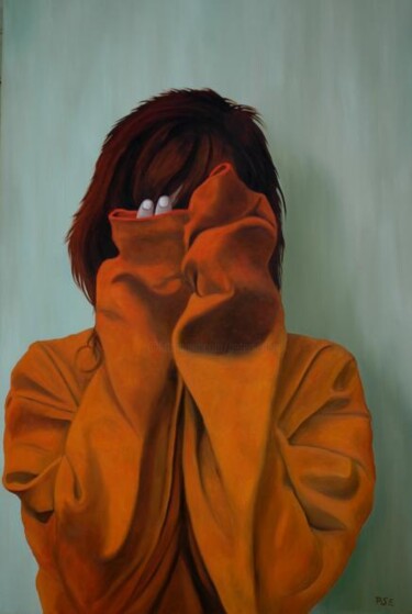 Pittura intitolato "2 Shy" da Peter Seminck, Opera d'arte originale, Olio