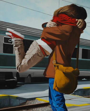 Картина под названием "Coming Home" - Peter Seminck, Подлинное произведение искусства, Масло