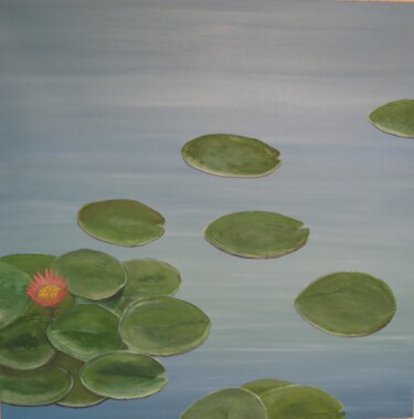 Painting titled "Tranquility" by Peter Stutz, Original Artwork, Oil