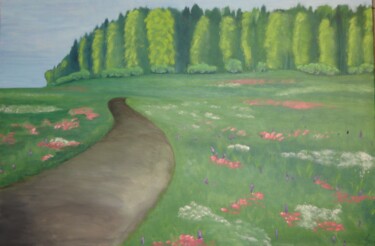 Painting titled "Fairytale-Trail" by Peter Stutz, Original Artwork, Oil