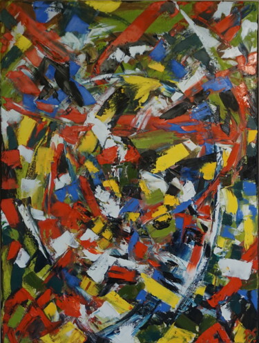 Pintura intitulada "Abstract Changes" por Peter Stutz, Obras de arte originais, Óleo