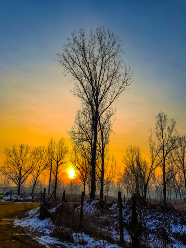 Fotografie getiteld "January Morning  20…" door Peter Ghetu, Origineel Kunstwerk, Digitale fotografie