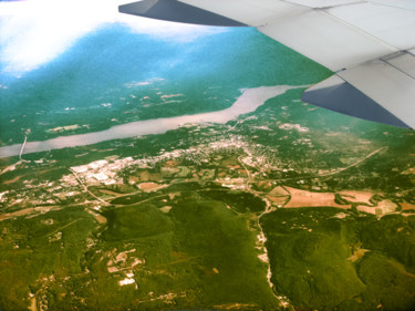 Фотография под названием "View from plane win…" - Peter Ghetu, Подлинное произведение искусства, Цифровая фотография
