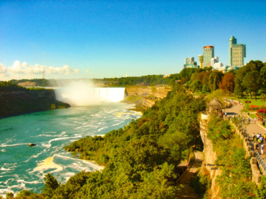 Fotografia intitolato "Niagara Falls Sky 2…" da Peter Ghetu, Opera d'arte originale, Fotografia digitale