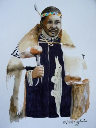 Installation titled "King in attire" by Peter Maphatsoe, Original Artwork