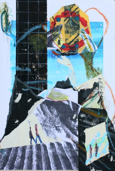 Collages intitolato "Untitled" da Peter Stringer, Opera d'arte originale, Acrilico