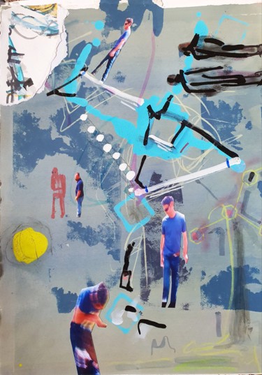 Collages titled "Minds eye experimen…" by Peter Stringer, Original Artwork, Marker