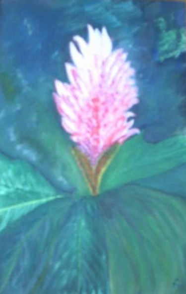 Peinture intitulée "fleur" par Les Petits Pinceaux De Norah Joy, Œuvre d'art originale