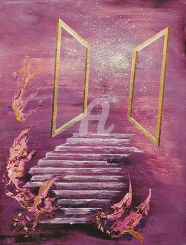 Peinture intitulée "ELEVATION" par Jhp Creations - Joelle Hagoulon-Petot, Œuvre d'art originale