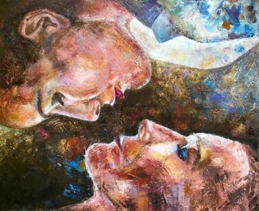 Painting titled "The obsession" by Irina Petrova, Original Artwork, Oil