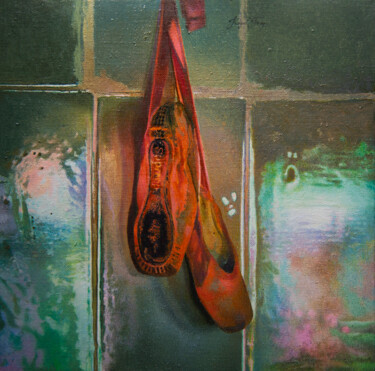 Картина под названием "Пуанты" - Пётр Козлов (AMPIR), Подлинное произведение искусства, Масло