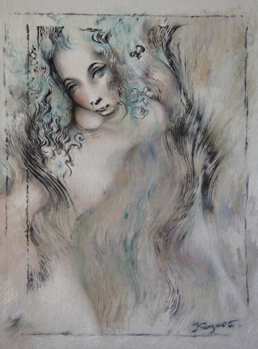 Картина под названием "Фея" - Пётр Козлов (AMPIR), Подлинное произведение искусства, Масло