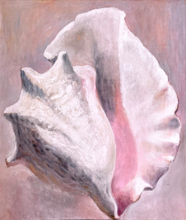 Painting titled "Sensual shell" by Petr Ldin, Original Artwork, Oil