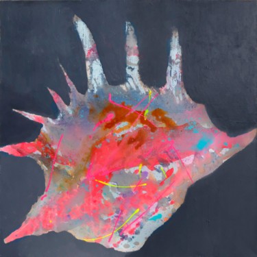 Peinture intitulée "Luminous SEASHELL" par Petr Ldin, Œuvre d'art originale, Acrylique