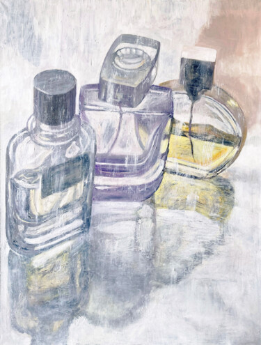 Peinture intitulée "The aroma" par Petr Ldin, Œuvre d'art originale, Acrylique