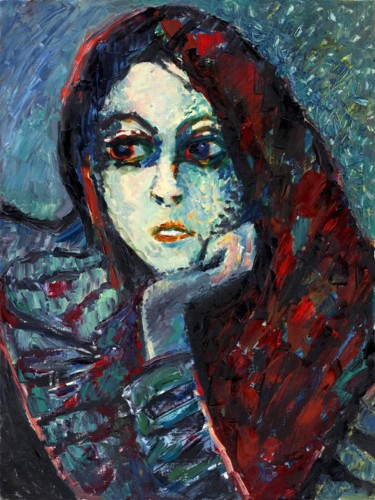 Painting titled "Anna" by Petr Ldin, Original Artwork, Oil