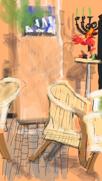 Iggelheim Digitale Künste mit dem Titel "Iggelheim" von Petra Hüther, Original-Kunstwerk, Digitale Malerei