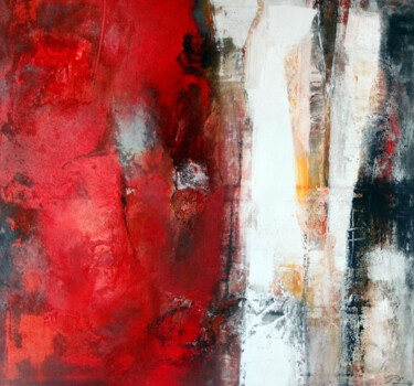 Abstrakte Komposition 9.100 Pintura intitulada "Abstrakte Kompositi…" por Petra Lorch, Obras de arte originais, Acrílico