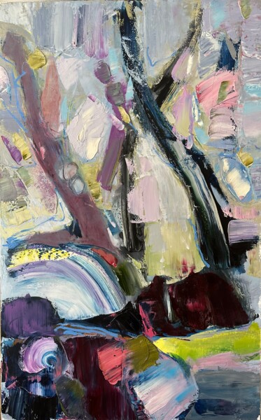 Peinture intitulée "Le printemps retrou…" par Petra Marian, Œuvre d'art originale, Huile Monté sur Châssis en bois