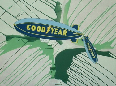 Painting titled "Good year" by Petra Farac, Original Artwork