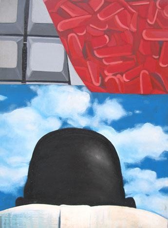 Peinture intitulée "Look up" par Petra Farac, Œuvre d'art originale