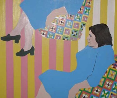 Pintura intitulada "Women" por Petra Farac, Obras de arte originais