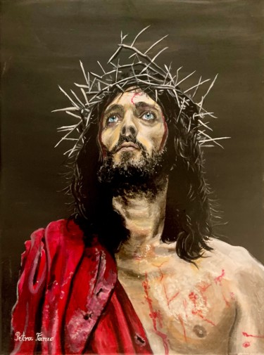 Peinture intitulée "King of Kings" par Petra Farac, Œuvre d'art originale, Acrylique