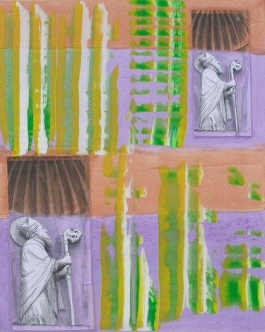 Painting titled "St. Blaise" by Petra Farac, Original Artwork