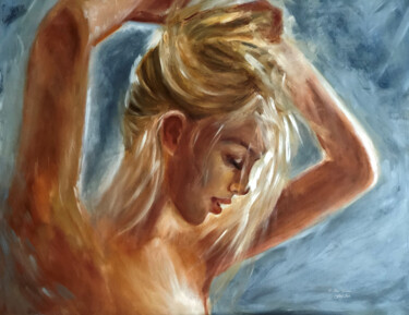 Картина под названием "Bold" - Petra Gruiters, Подлинное произведение искусства, Масло