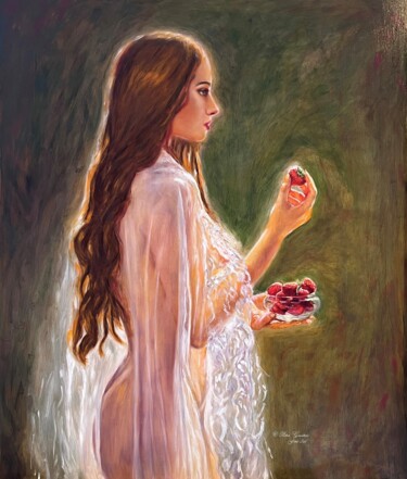 Painting titled "Fruits of love" by Petra Gruiters, Original Artwork, Oil
