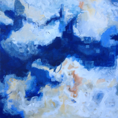 Pittura intitolato ""folate di vento_ic…" da Petra Probst, Opera d'arte originale, Olio