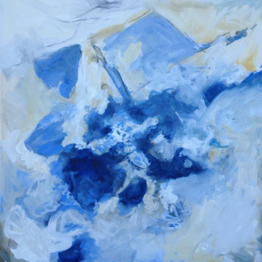 Pittura intitolato ""folate di vento_ic…" da Petra Probst, Opera d'arte originale, Olio