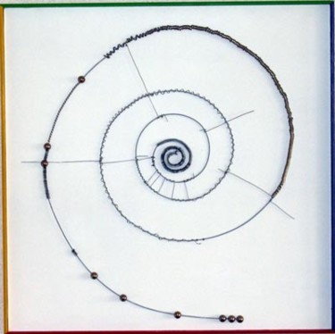 Peinture intitulée "Spirale" par Petra Schubert Lechner, Œuvre d'art originale, Huile