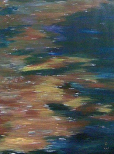 Painting titled "Ocean´s Cry" by Petra Wohlwerth, Original Artwork