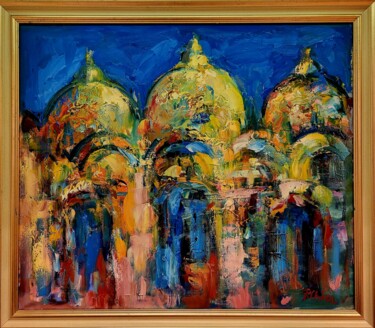 Painting titled "SAN MARCO" by Petre Chirea, Original Artwork, Oil