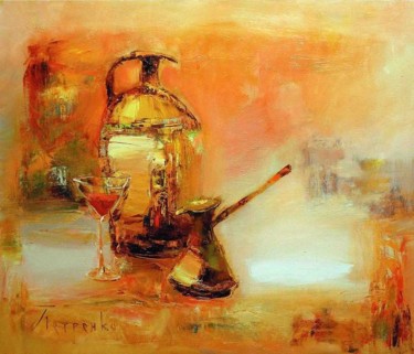 Painting titled "Still Life" by Yuriy Petrenko, Original Artwork, Oil