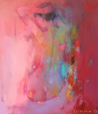 Painting titled "Nude" by Yuriy Petrenko, Original Artwork, Oil