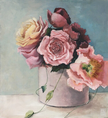 Pintura titulada "Bouquet" por Pétronille Remaury, Obra de arte original, Acrílico