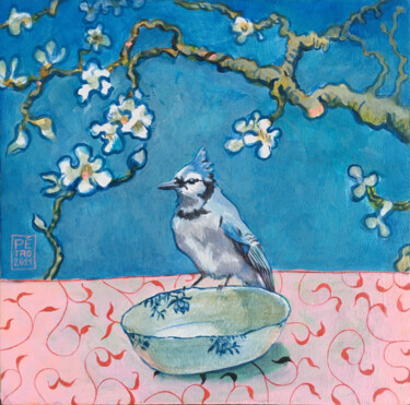 Sur la table de Van Gogh 2 Peinture intitulée "Sur la table de Van…" par Pétronille Remaury, Œuvre d'art originale, Acrylique