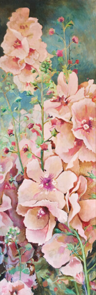 Pintura titulada "Fleurs" por Pétronille Remaury, Obra de arte original, Acrílico