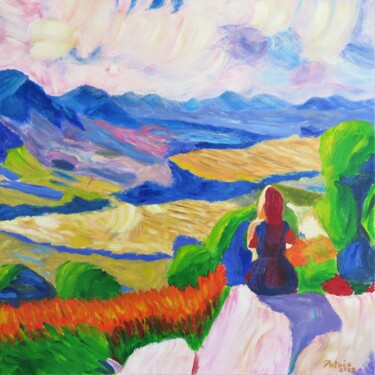 Malerei mit dem Titel "Nature is inspirati…" von Petros Potsis, Original-Kunstwerk, Acryl