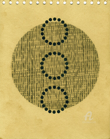 Collagen mit dem Titel "Beyond Infinity I." von Petr Strnad, Original-Kunstwerk