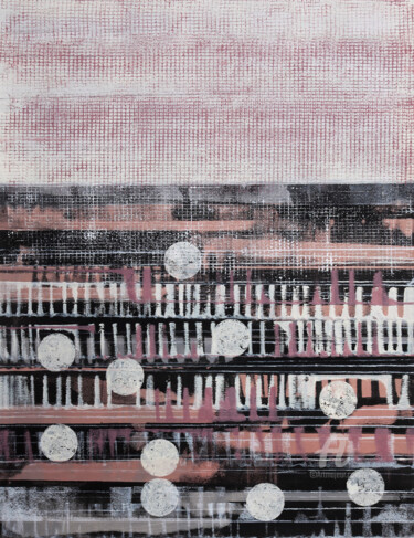 Pittura intitolato "Nowhere Far XXI." da Petr Strnad, Opera d'arte originale, Acrilico