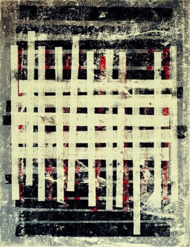Painting titled "Position VII." by Petr Strnad, Original Artwork, Acrylic