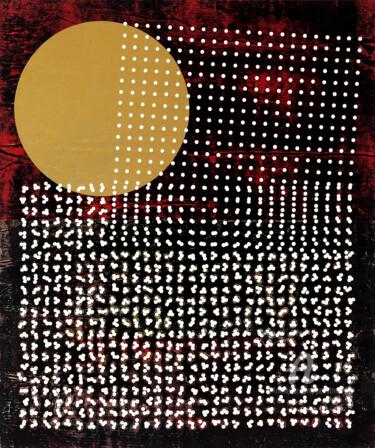 Collagen mit dem Titel "Arranged Place 30." von Petr Strnad, Original-Kunstwerk, Collagen