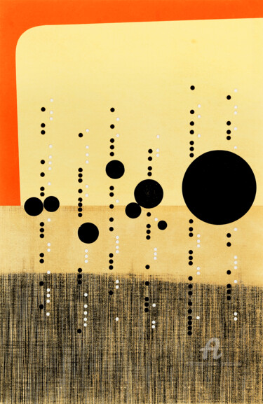 Collagen mit dem Titel "Now Complete 4." von Petr Strnad, Original-Kunstwerk, Collagen