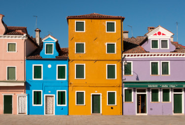 Photography titled "Colourful Houses in…" by Petr Svarc, Original Artwork